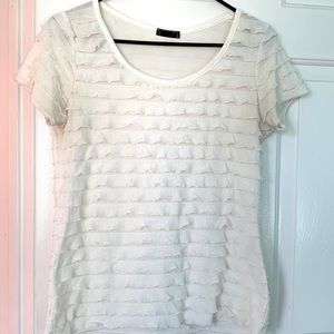 Stretchy Ruffle T-shirt